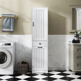 18.11"Bathroom Storage Cabinet with 1 Storage cabinet and 1 Drawer