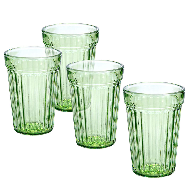 Mankin 8.4 oz. Drinking Glass Set, Green