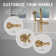 Cassidy™ Floor Mounted Clawfoot Tub Faucet Trim