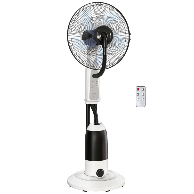Pedestal Fan with Water Mist Spray