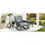 Chaise berçante en osier gris ConteMPorary