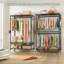Onaleigh 76.8" H x 29.5" W Rolling Clothes Rack