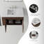 Meuble-lavabo flottant avec comptoir en marbre de culture et portes à fermeture en douceur-849903820
