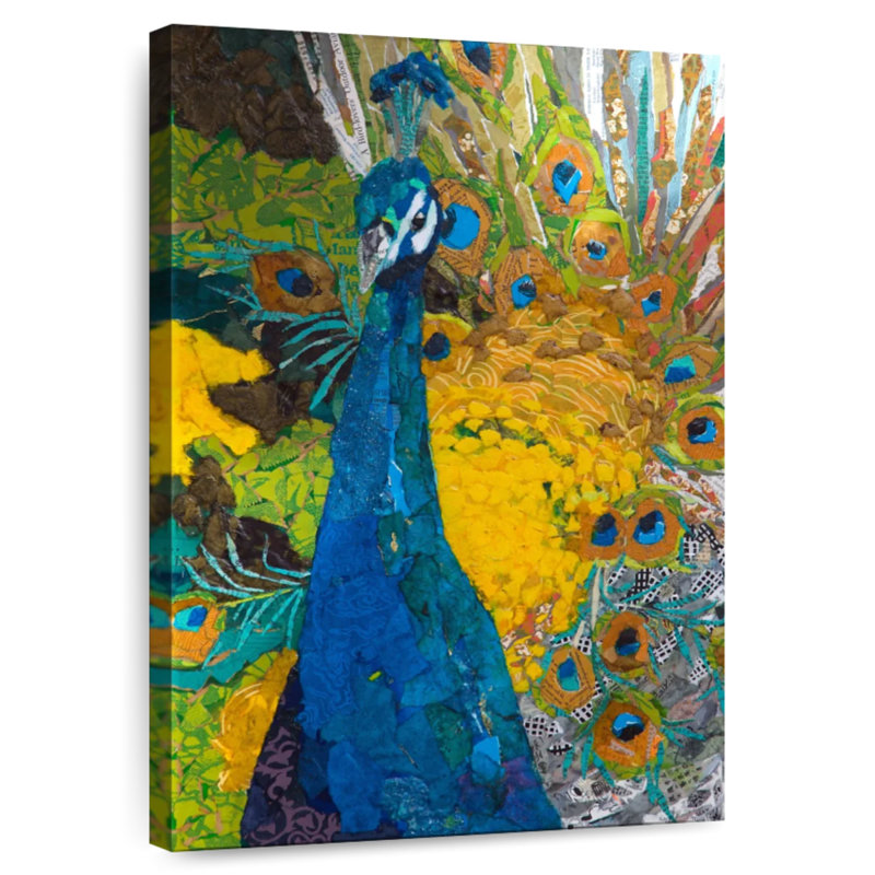 Brampt Fine Feathered Fowl, 45" H x 30" W