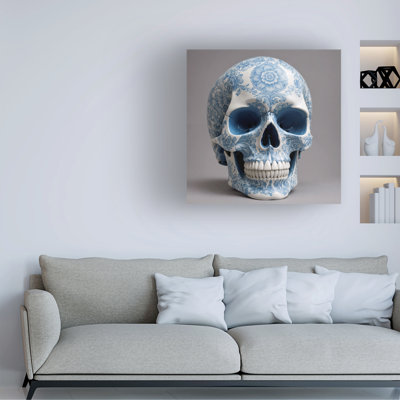 Bolog Ben Heine Porcelain Skull 3 Canvas Art