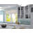 Ergo 3" x 11" Picket Glass Kitchen Backsplash, Bathroom, Shower, Pool, Wall and Floor Tile-78656529