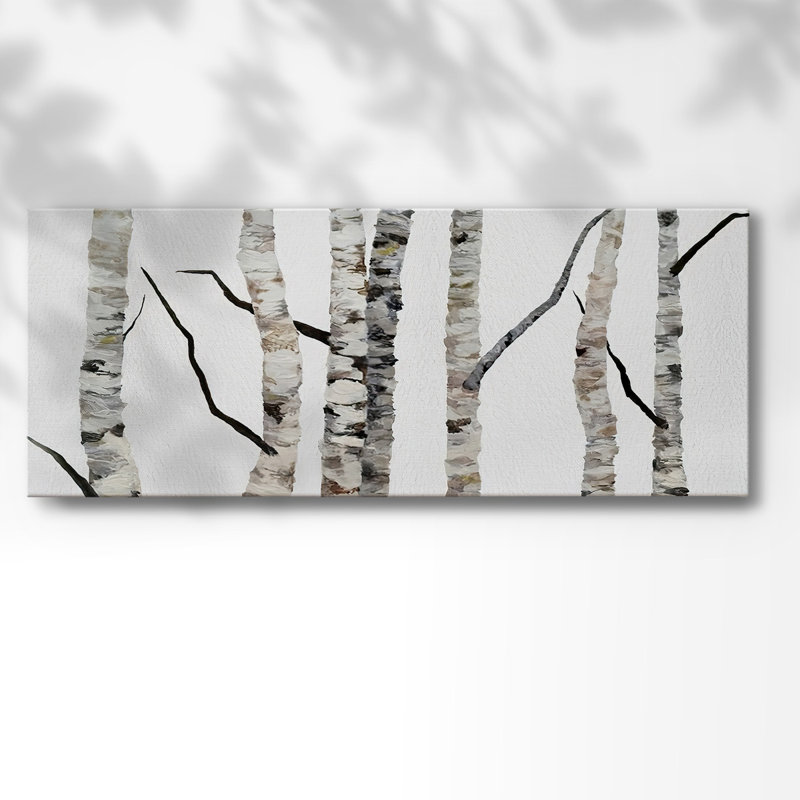 Birch Trees II-Gallery, toile tendue_2781636WC, H 12 po x l 30 po x P 1,5 po