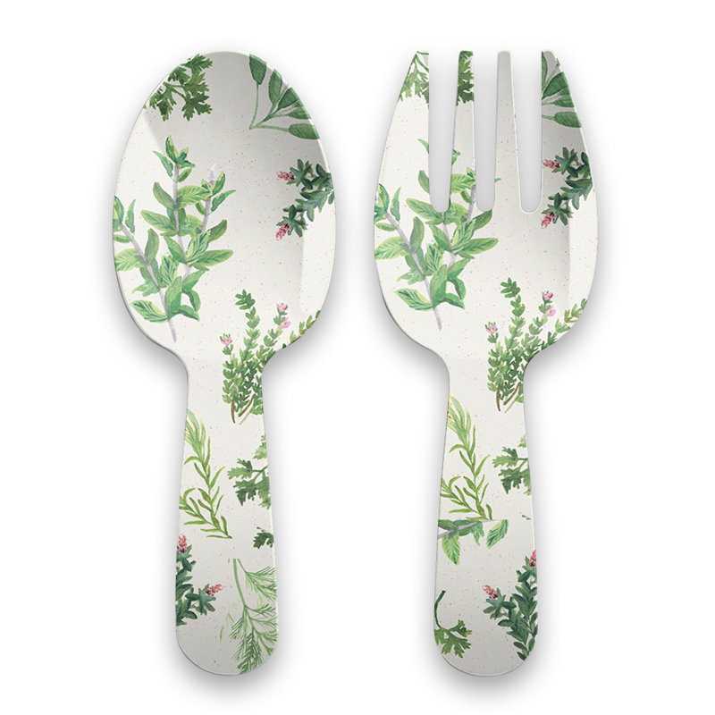 Ensemble 2 pièces de salade de salade herbes Lodd