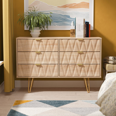 Baturhan 6 Drawer Wide Chest (Ready Assembled)