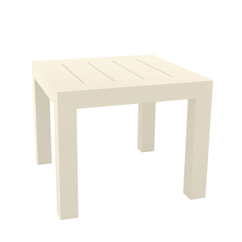 Jut Plastic/Resin Dining Table, Ecru, 180x90x75