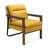 Dentrell Faux Leather Armchair-1717187834