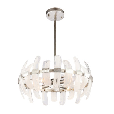 Pierz 4 - Light Wagon Wheel Chandelier