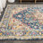 Brooklyn Geometric Medallion Blue/Beige Rug-1138058800