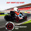 Kart électrique 200W pour enfants avec moteur à double dérive de 200 W, véhicule à batterie 7AH avec fonction de dérive à 360 °, 8,1 MPH maximum, ceinture de sécurité à 5 points, capacité de charge de 110 lb-127664062
