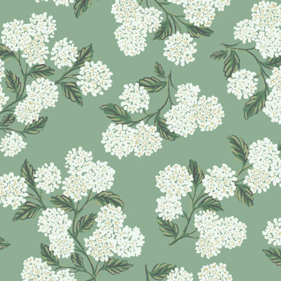 Hydrangea Wallpaper Double Roll
