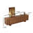 71'' Mid-Century Modern Tv Stand with 4 Drawers & 4 Cabinet Doors, Media Console For Living Room And Office