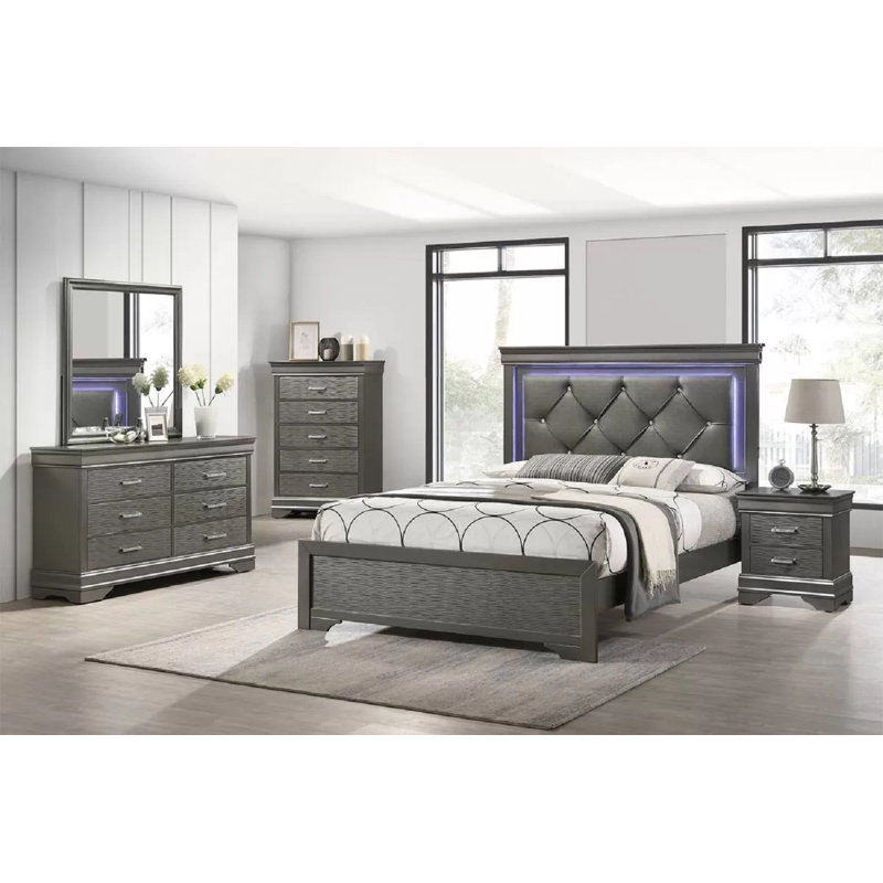 Ensemble de chambre avec grand lit Millam