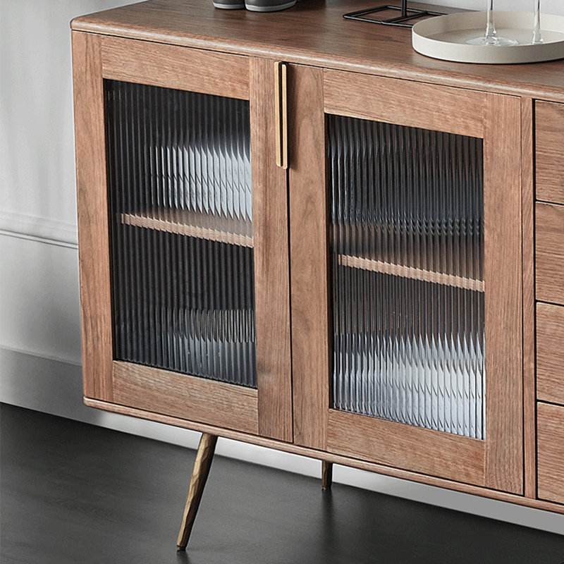 Buffet moderne et minimaliste de luxe, Brun