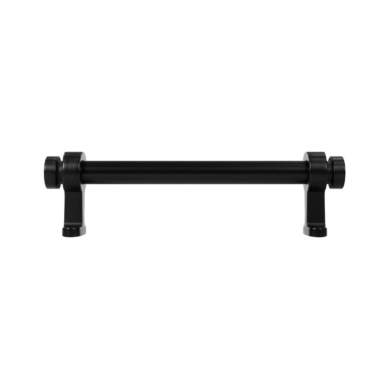 Ensemble de 4 poignées de tiroir Lumi Home Furnishings Vintage, 3,75 po, noir mat, Noir mat, 3 3/4"