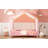Rozlynn House-Shaped Bed with Canopy & High-120359139-120359137