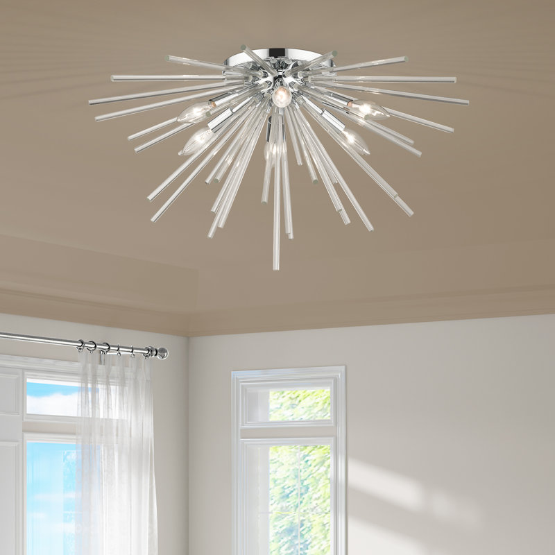 Flush Mount, Polished Chrome