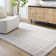 Machine Washable Shaggy Boho Beige Area Rug