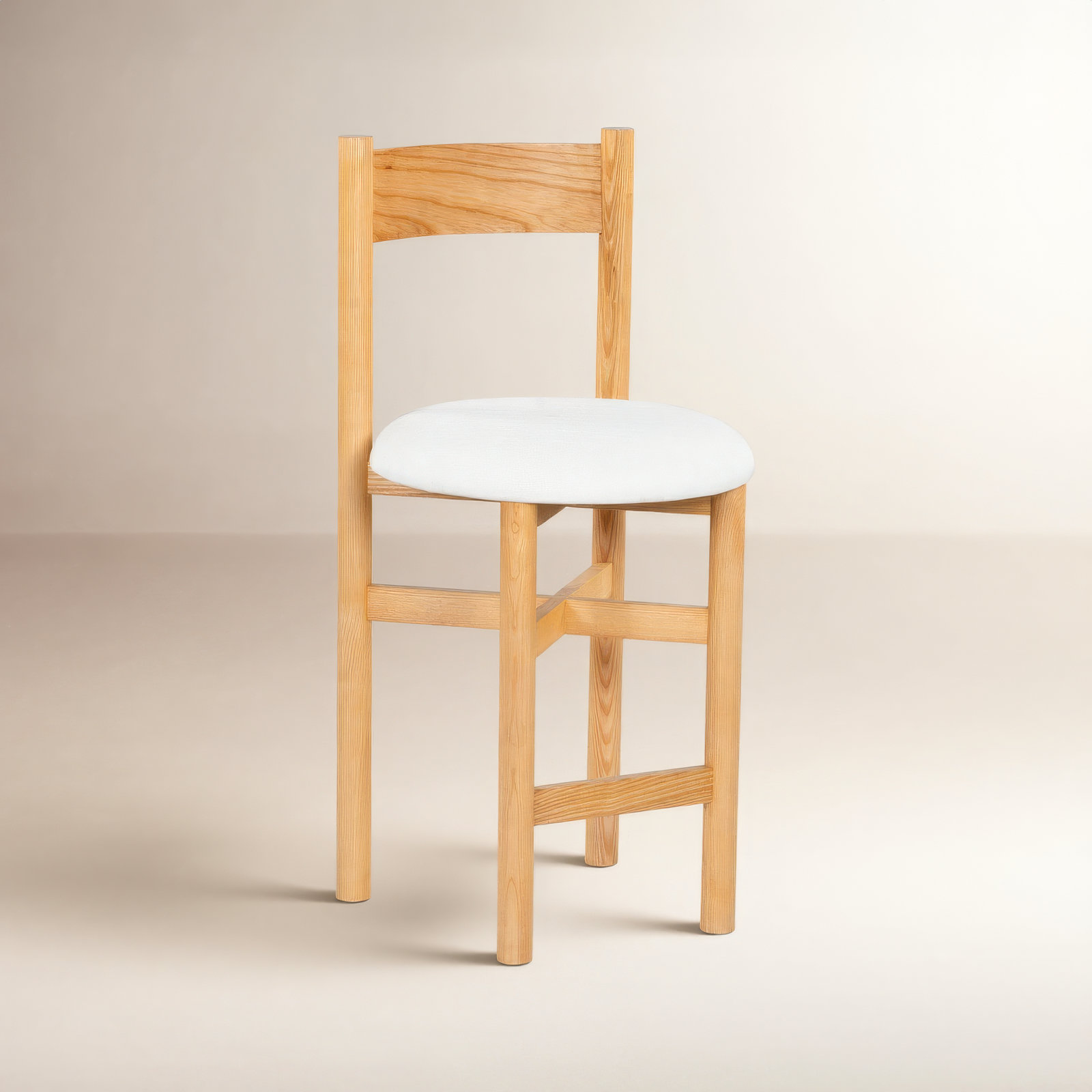 Zoyah 26" Bar Stool, White