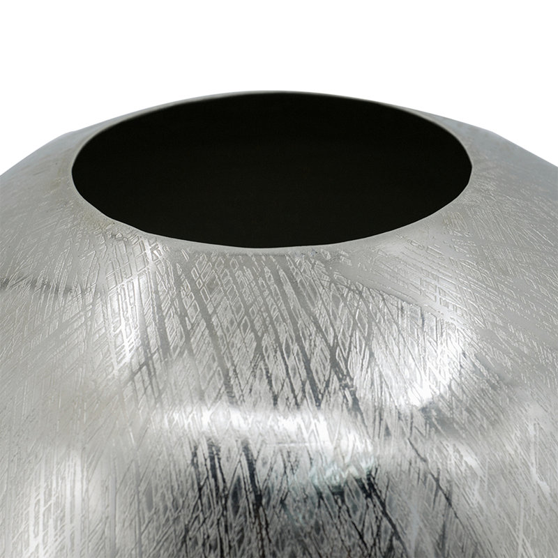 12.5X12.5X15" Aluminum Vase