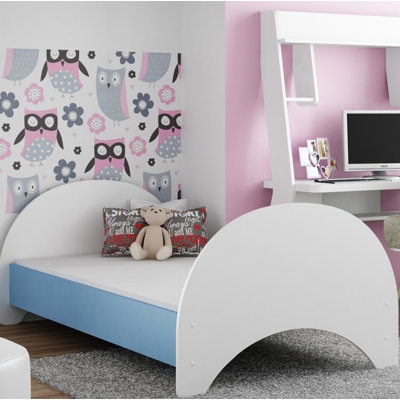 Solid Wood Toddler Bed Frame and Mattress by Isabelle & Max