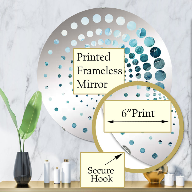 Alayzia Circle Mirror, 31.4" x 31.4"