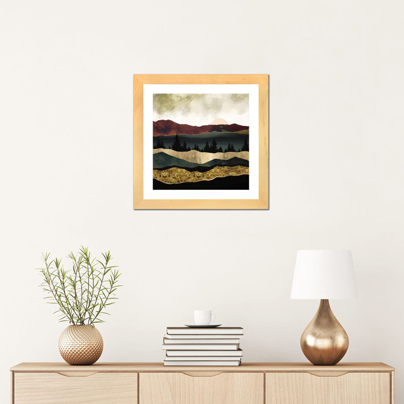 Early Autumn, Natural Wood Paper, White, 16'' H x 16'' W x 1'' D