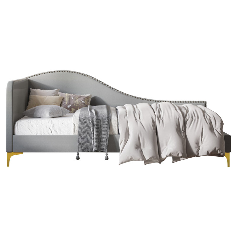 Edina Upholstered Daybed, Gray