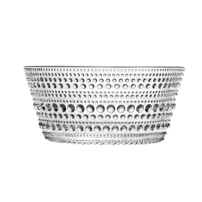 Kastehelmi Dewdrop 9 oz. Salad Bowl, Clear