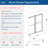 48'' W 76'' H Frameless Rectangle Reversible Shower Stall-61571062