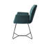 Azuolas 47.5cm H Polyester Upholstered Metal Armchair-1350409367-1350409363