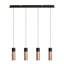 Luminaire suspendu cylindrique à DEL 4 lumières Costigan-1239582864