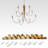 Otho 10 - Light Dimmable Classic/ Traditional Oversized LED Dining Room Chandelier