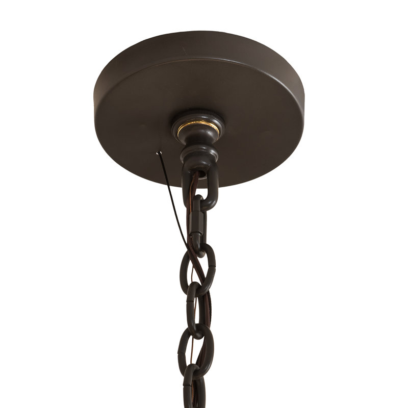 Timeless Bronze 12-Light Geometric Candle Chandelier