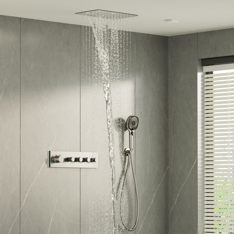 Camino 16 Inch Luxury Thermostatic Shower System