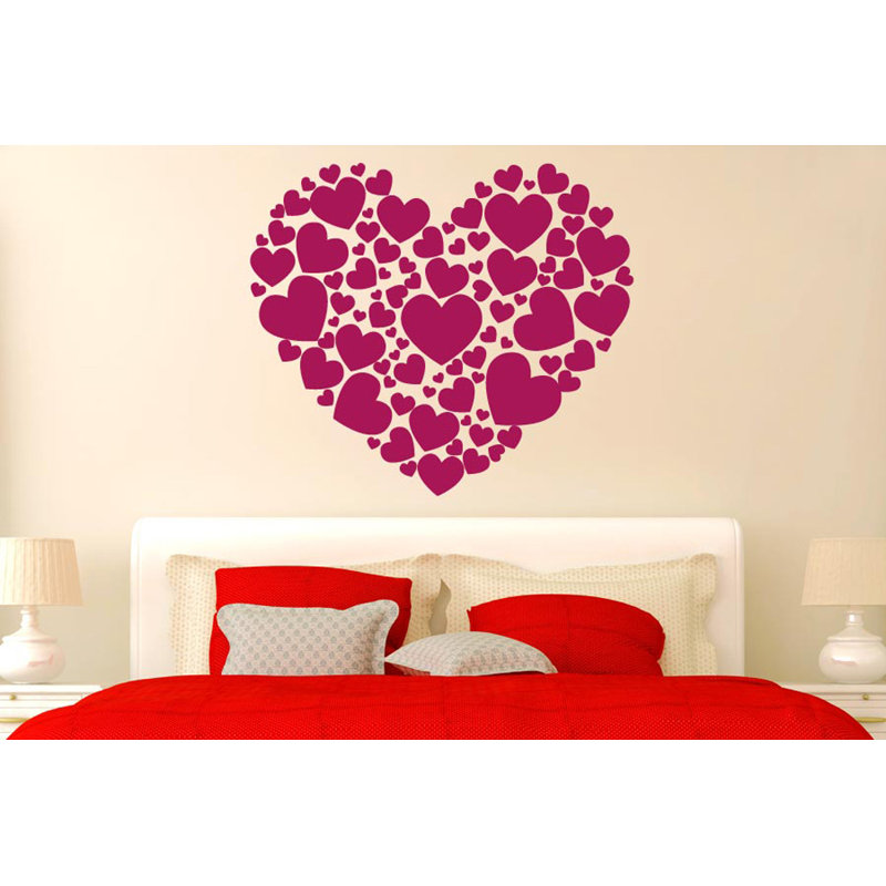 Abstract Wall Decal, Violet
