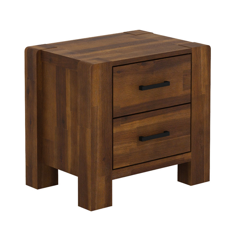 Afognak Solid Wood 2 - Drawer End Table