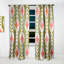 Panneau de rideau simple semi-diaphane avec passe-tringle Mid-Century Botanical I-987326619