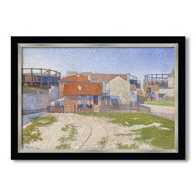 Gasomètres à Clichy (Les Gazomètres), 1886 - Paul Signac - Toile encadrée sur mesure