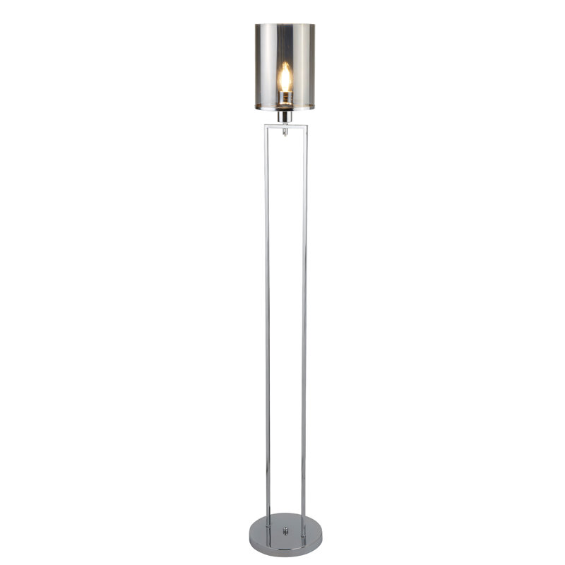 Cheung 144cm Chrome Novelty Floor Lamp