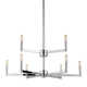 Haines 9 Light Metal Dimmable Chandelier