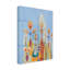 Art mural sur toile tendue - Rex Ray, art mural «bleu» pour le salon, la chambre à coucher ou le bureau - 24 x 32