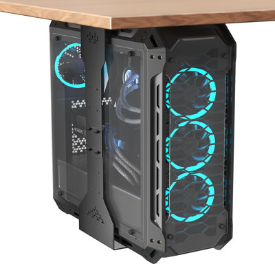 Support de PC de bureau, jusqu'à 35 kg, pour boîtier moyen/mini-tour, pour bureau, jeu, laboratoire