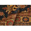 Fedele Geometric Handmade Hand-Knotted Rectangle 4'8" x 6'1" Wool Area Rug in Blue/Tan