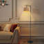 Baltasar Black Reading Floor Lamp