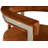 Marcello Velvet Ladder Back Arm Chair-20571945